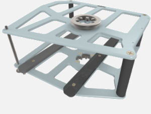 Hillaero CENTRIMAG FAA certified mountable bracket for Air Ambulance Airmed Helicopter or Fixed Wing Aircraft ISO1